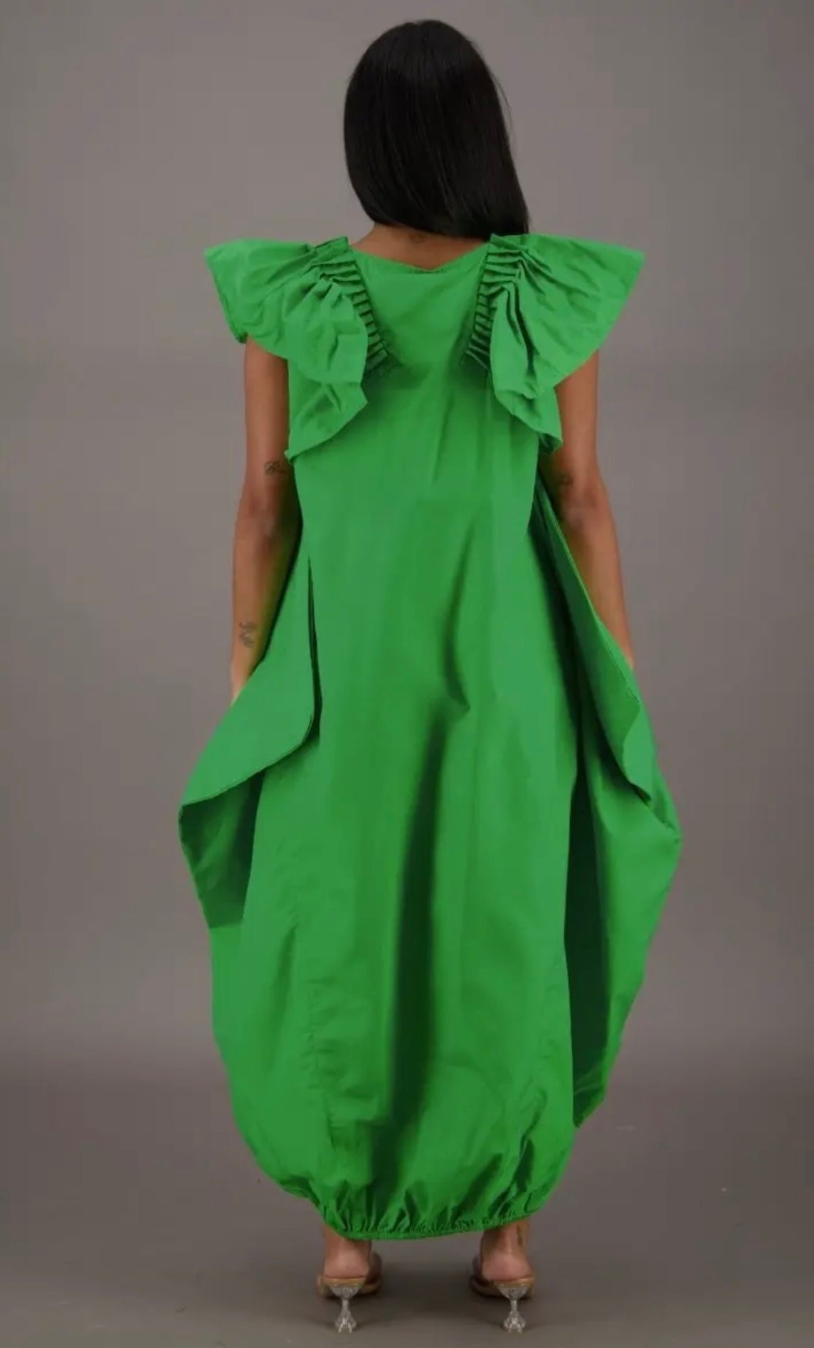 GOOD VIBES BUBBLE DRESS/One Size Dress