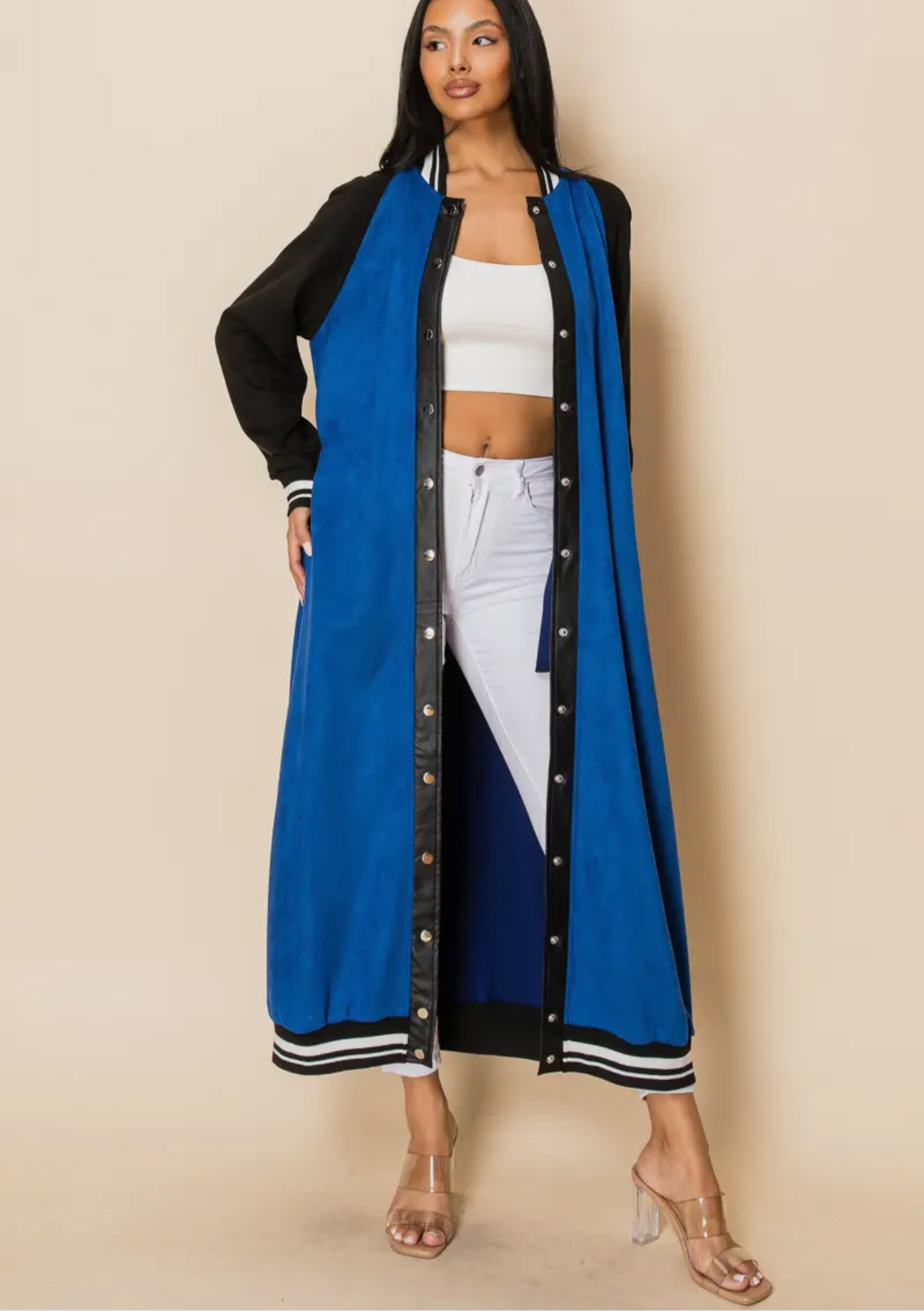 Varsity Maxi Jacket