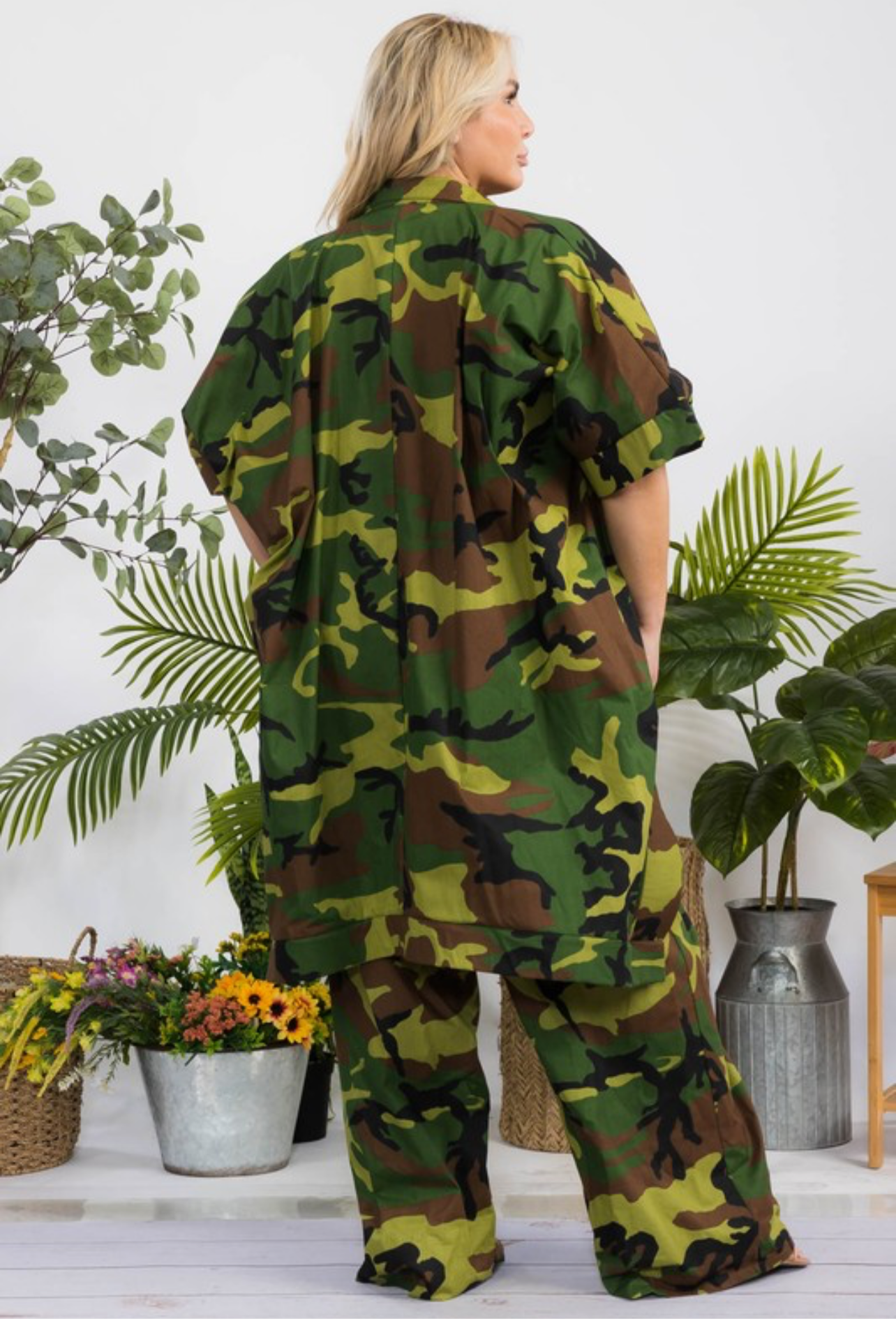 Whiskey Camo 2pc Pant Set