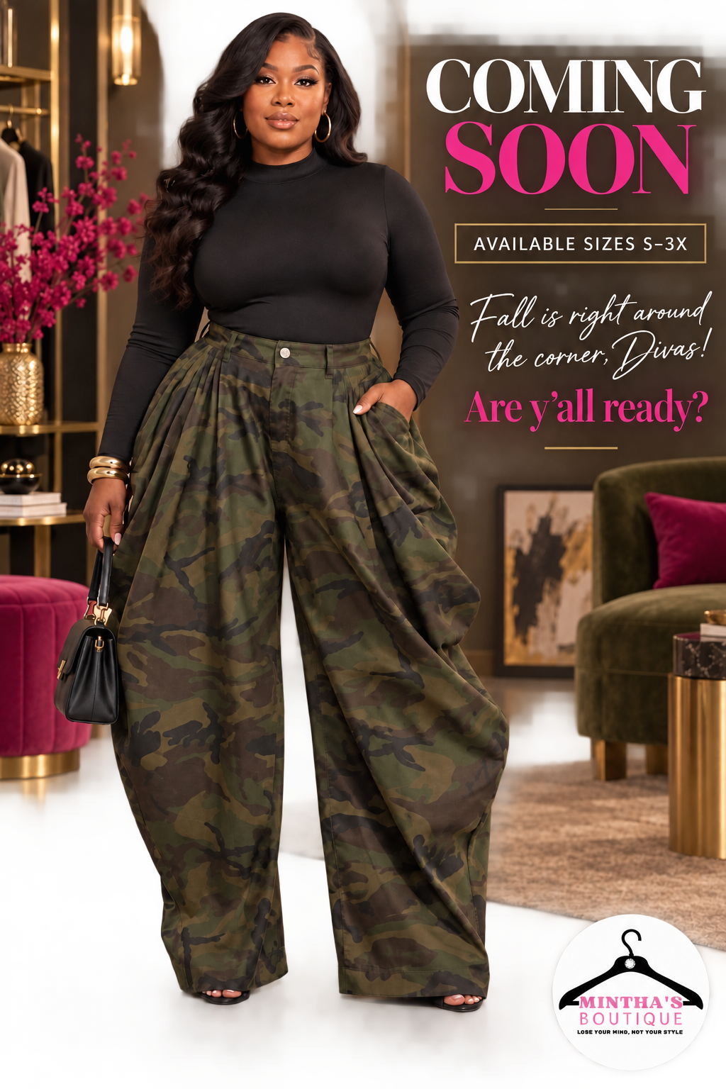 Camo in Command Statement Pants_ Pre-Order Ships 9/28