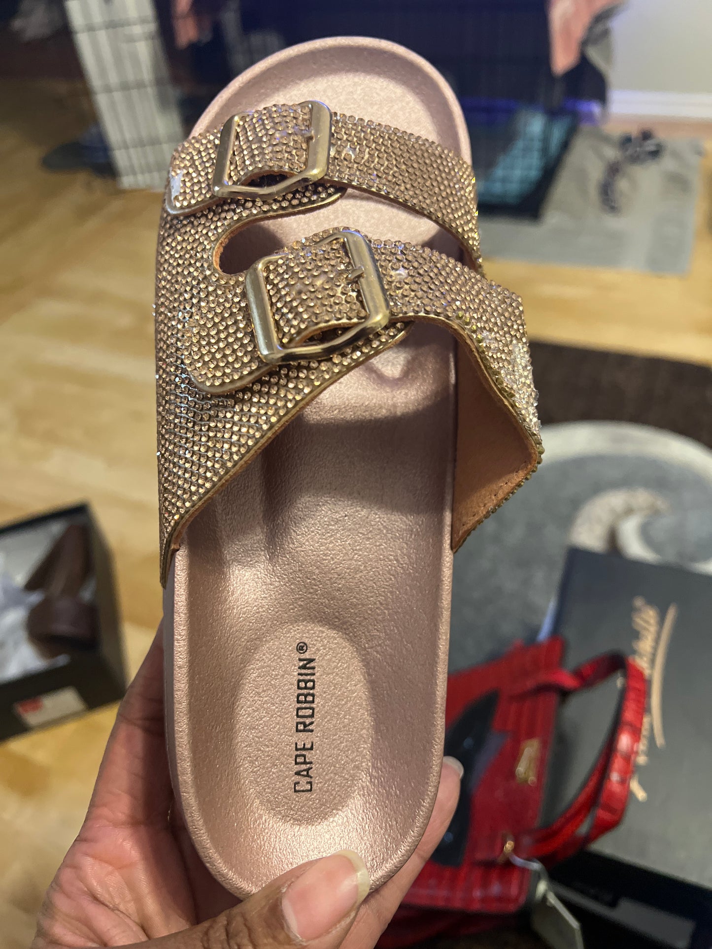 Rosegold Bling Slide_8
