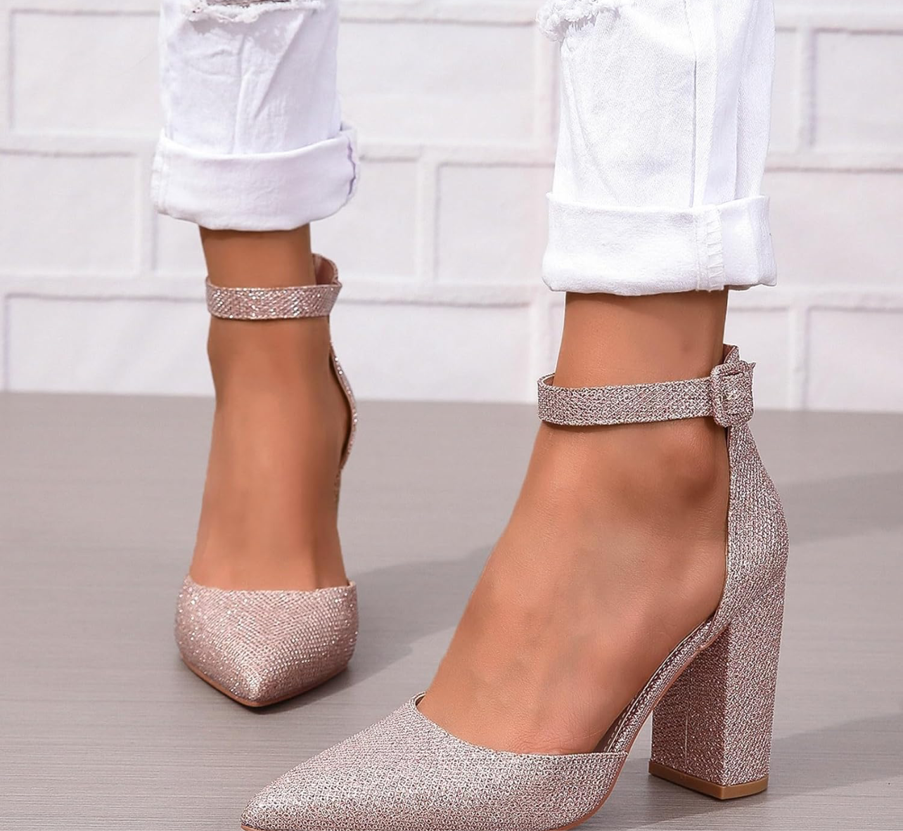 Hidden Beauty Rhinestone Pump