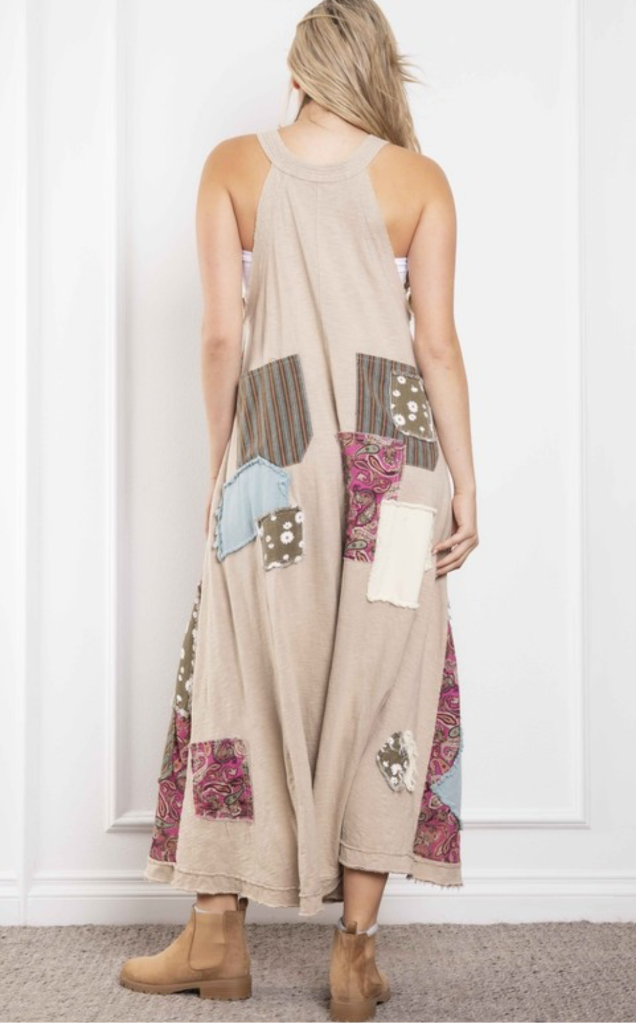 Mary Jane Patchwork Jumpsuit