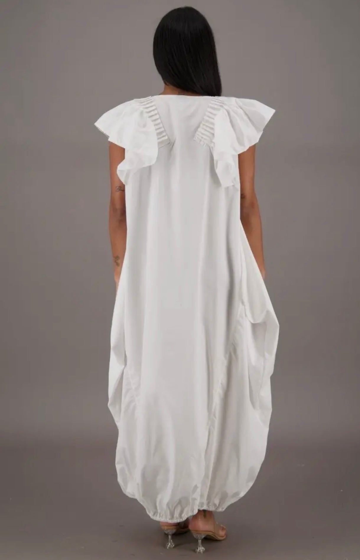 GOOD VIBES BUBBLE DRESS/One Size Dress