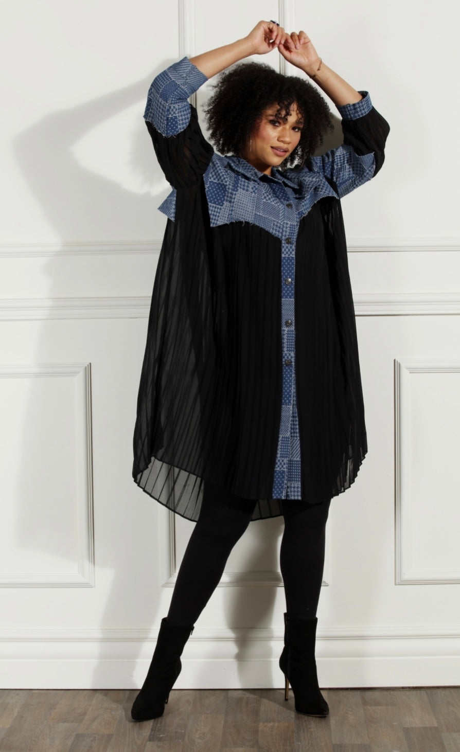 Look Amazing Pleated Dress