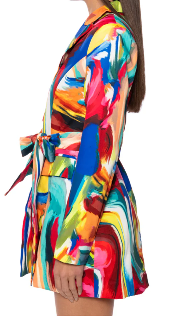 Made You Look Multi Color Blazer