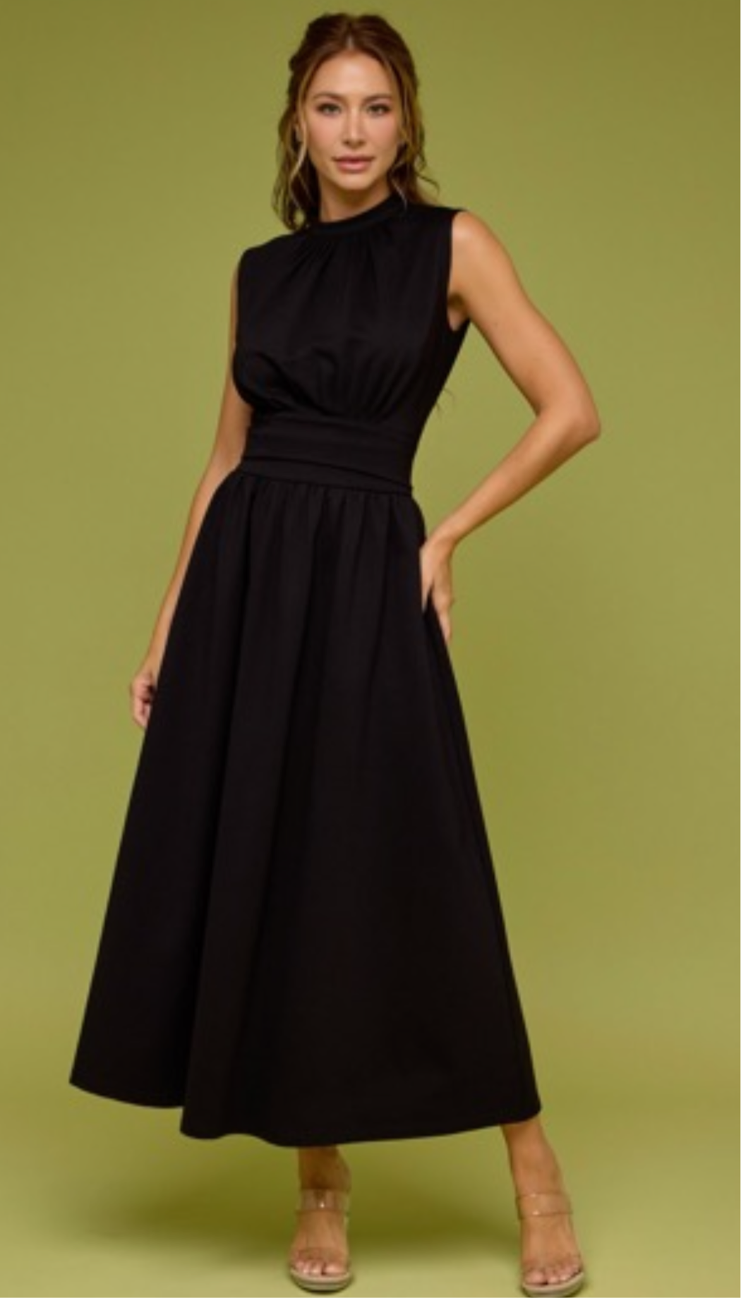 Bella 2pc Skirt Set_Black