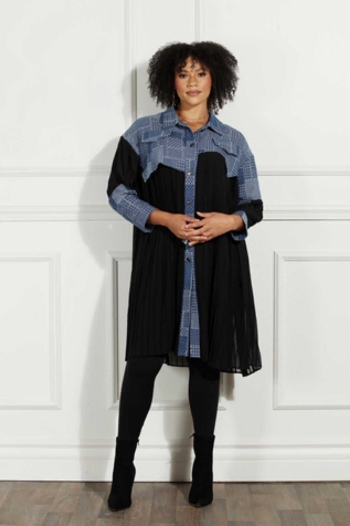 Look Amazing Pleated Dress
