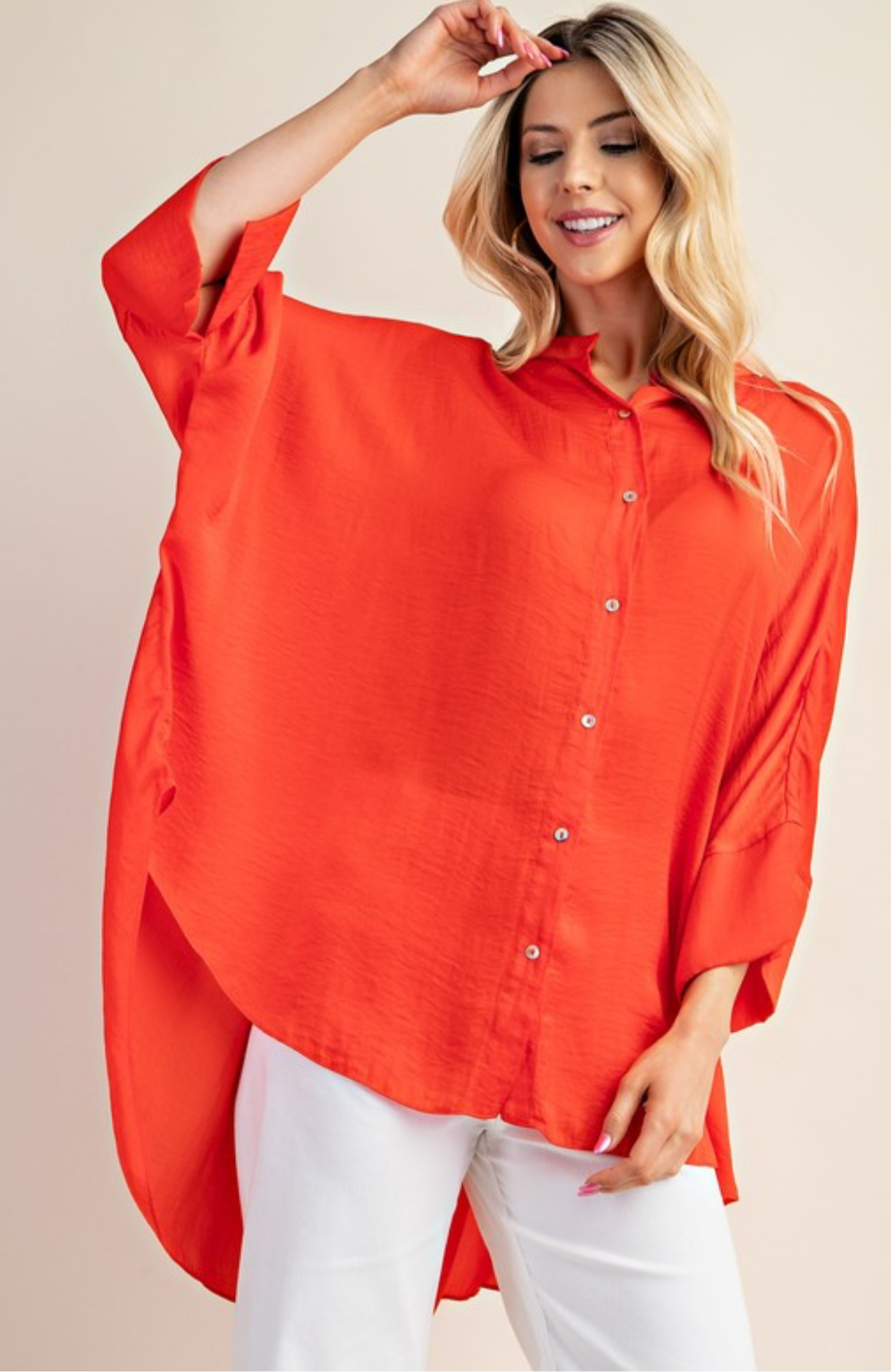 Effortlessly Casual Button Down Top