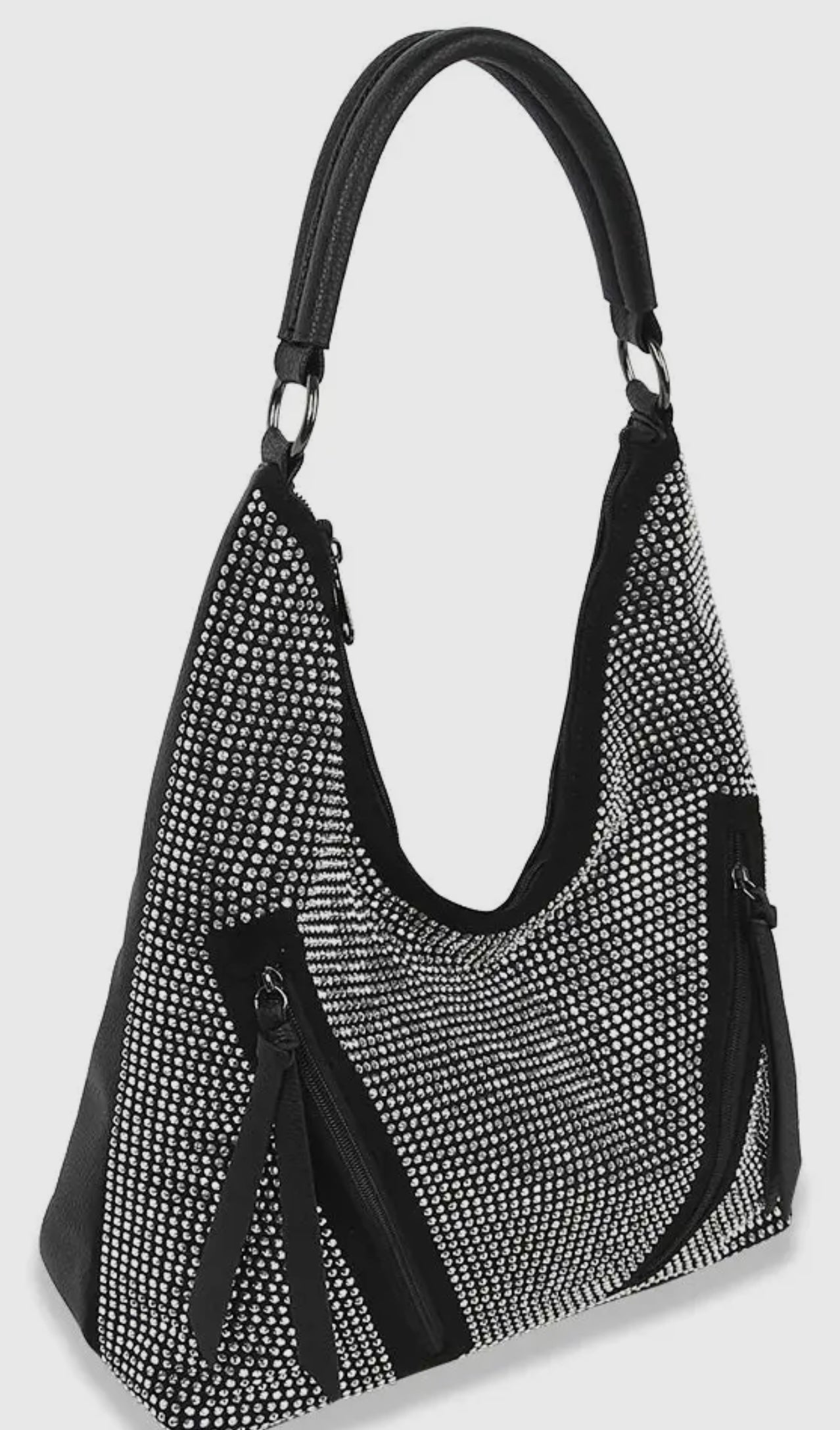 Hobo Chic Rhinestone Handbag