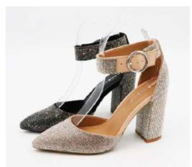 Hidden Beauty Rhinestone Pump