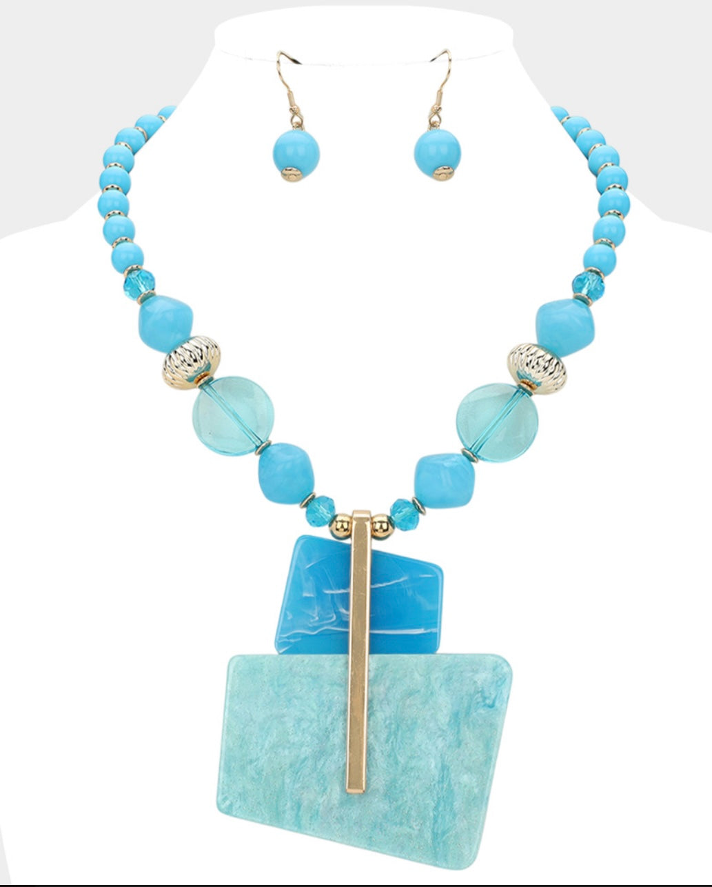 Bold Abstract Statement Necklace