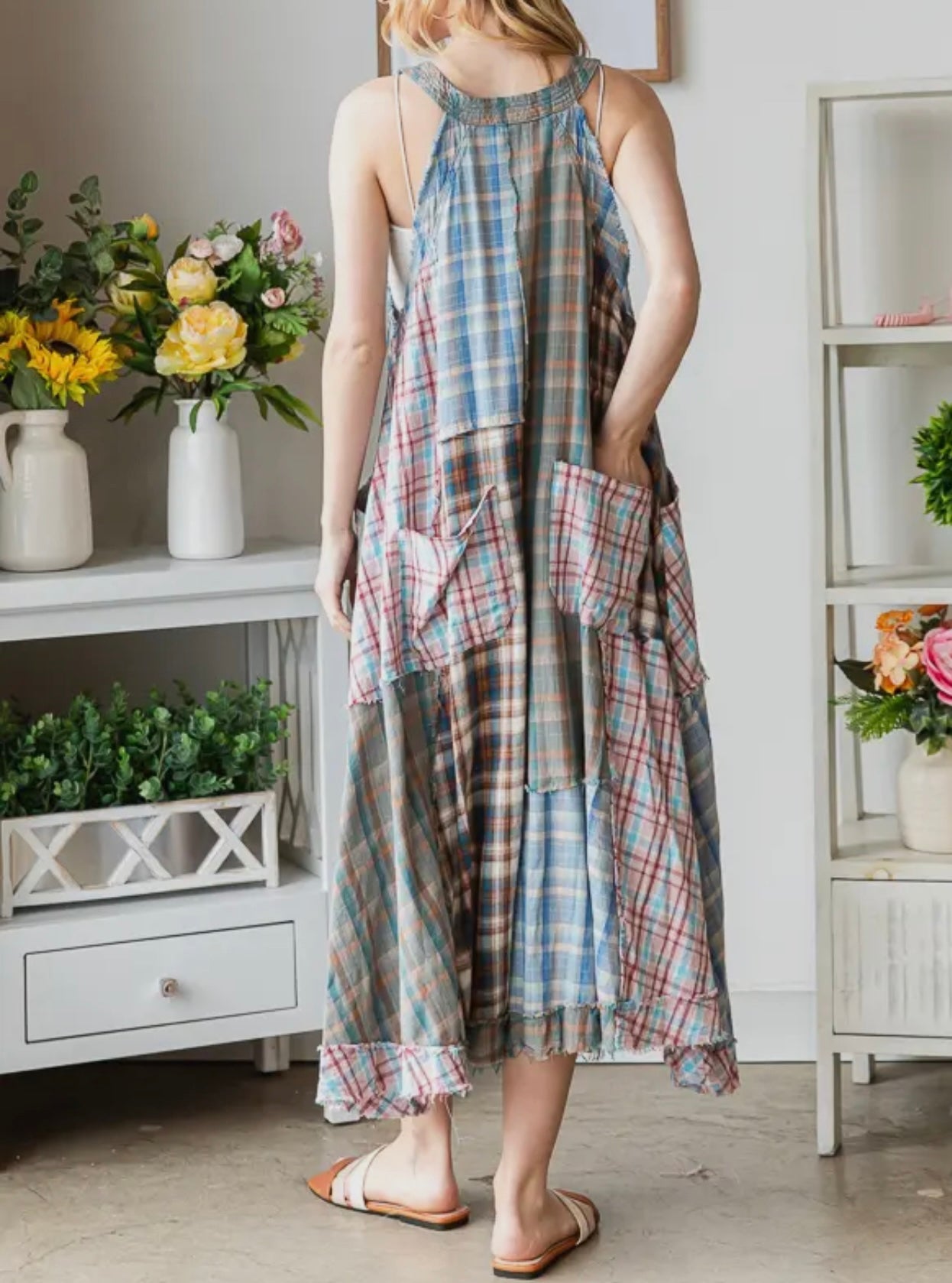 Plaid Mix It Up Jumpsuit