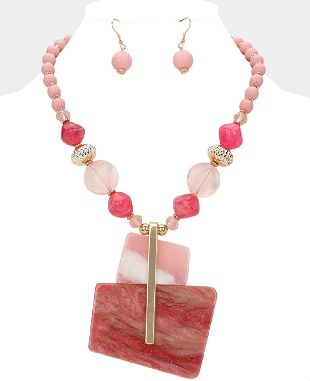 Bold Abstract Statement Necklace