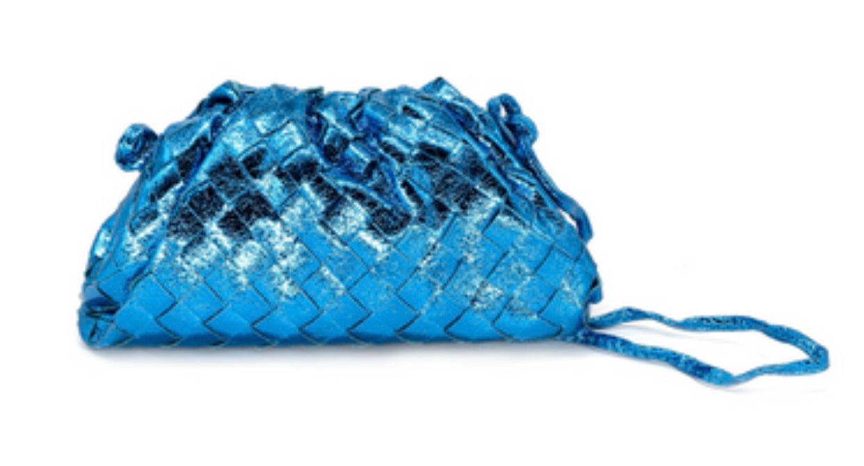 Luxury Woven Metallic Mini Pouch