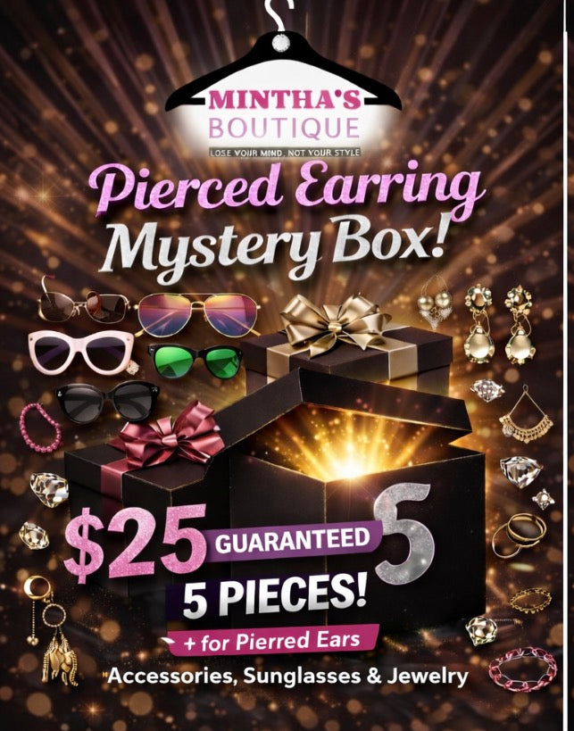 MYSTERY JEWELRY BOXES for PIERCE EARS