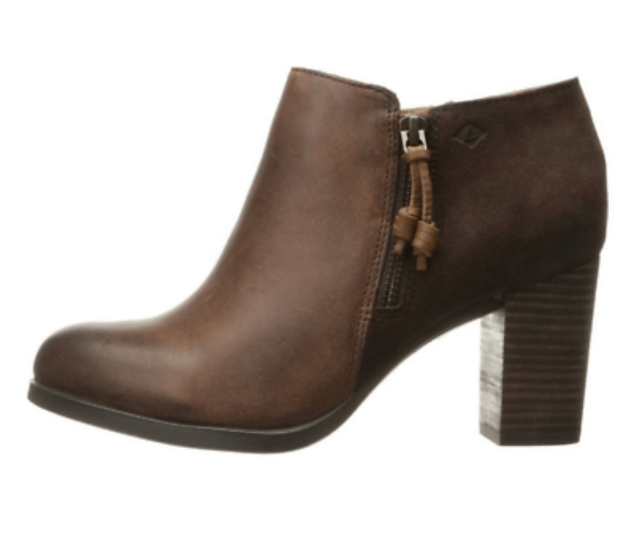 Sperry Top-Sider Dasher Lille Dark Ankle Bootie, Brown_9
