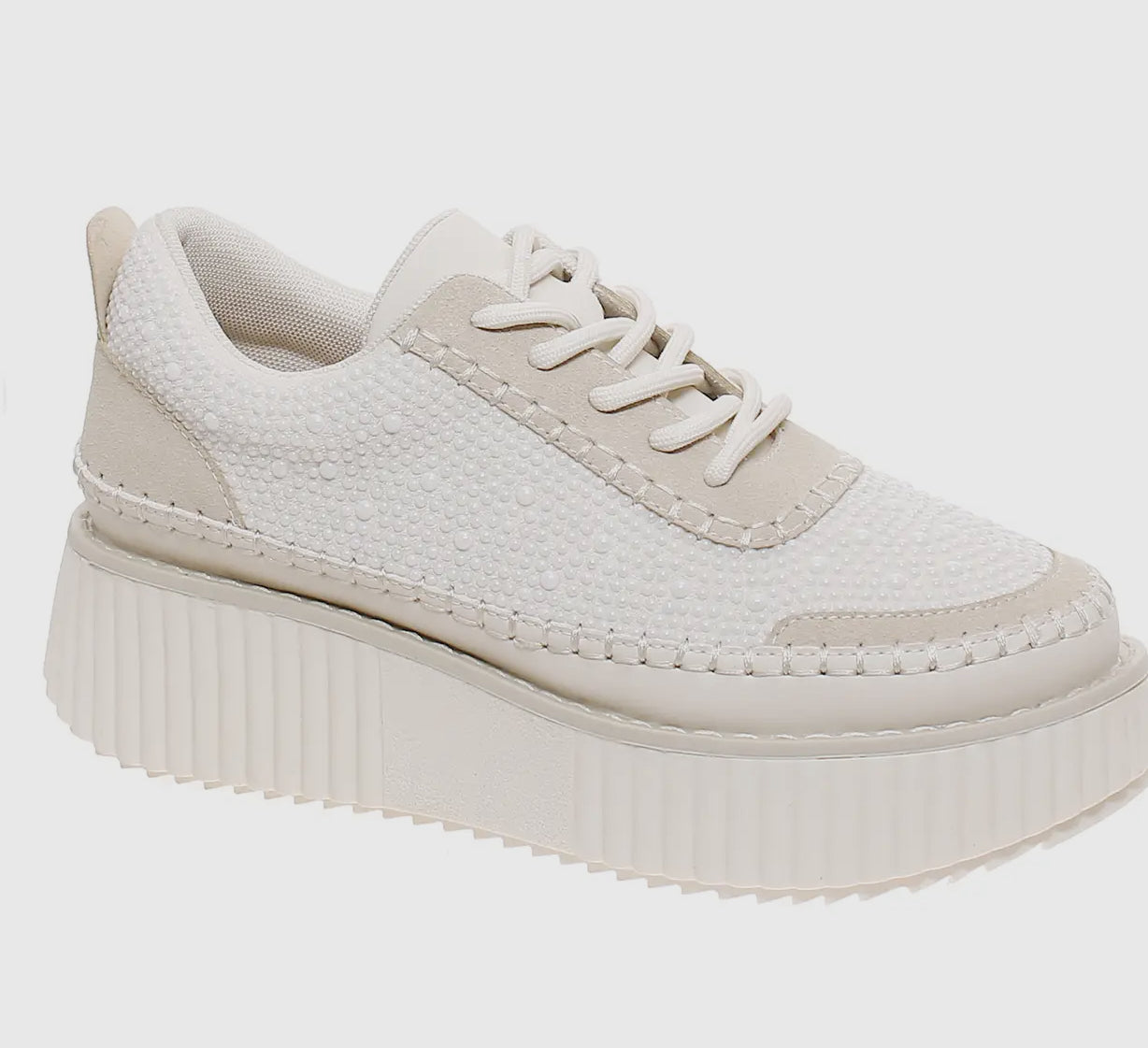Vivid Vision Platform Sneaker_Cream