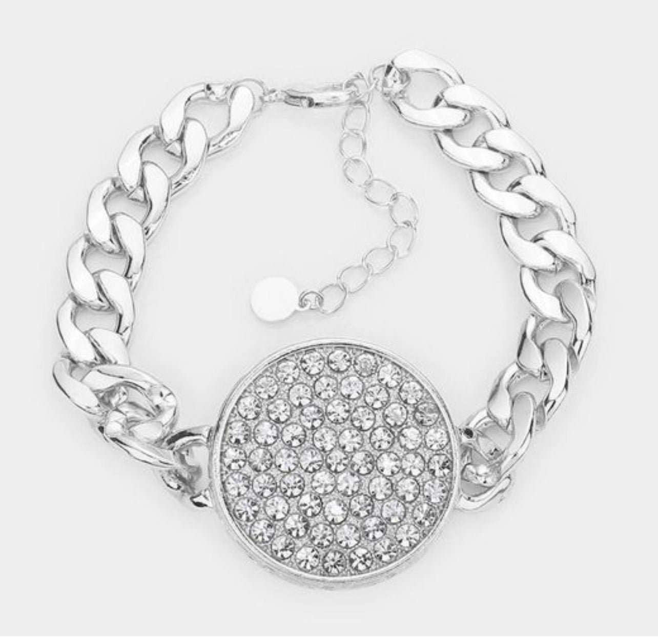 Round Rhinestone Bracelet