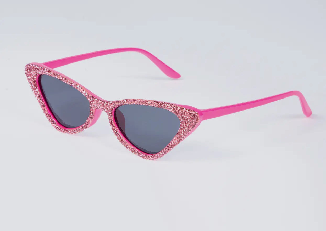 Red Rose Rhinestone Sunglasses