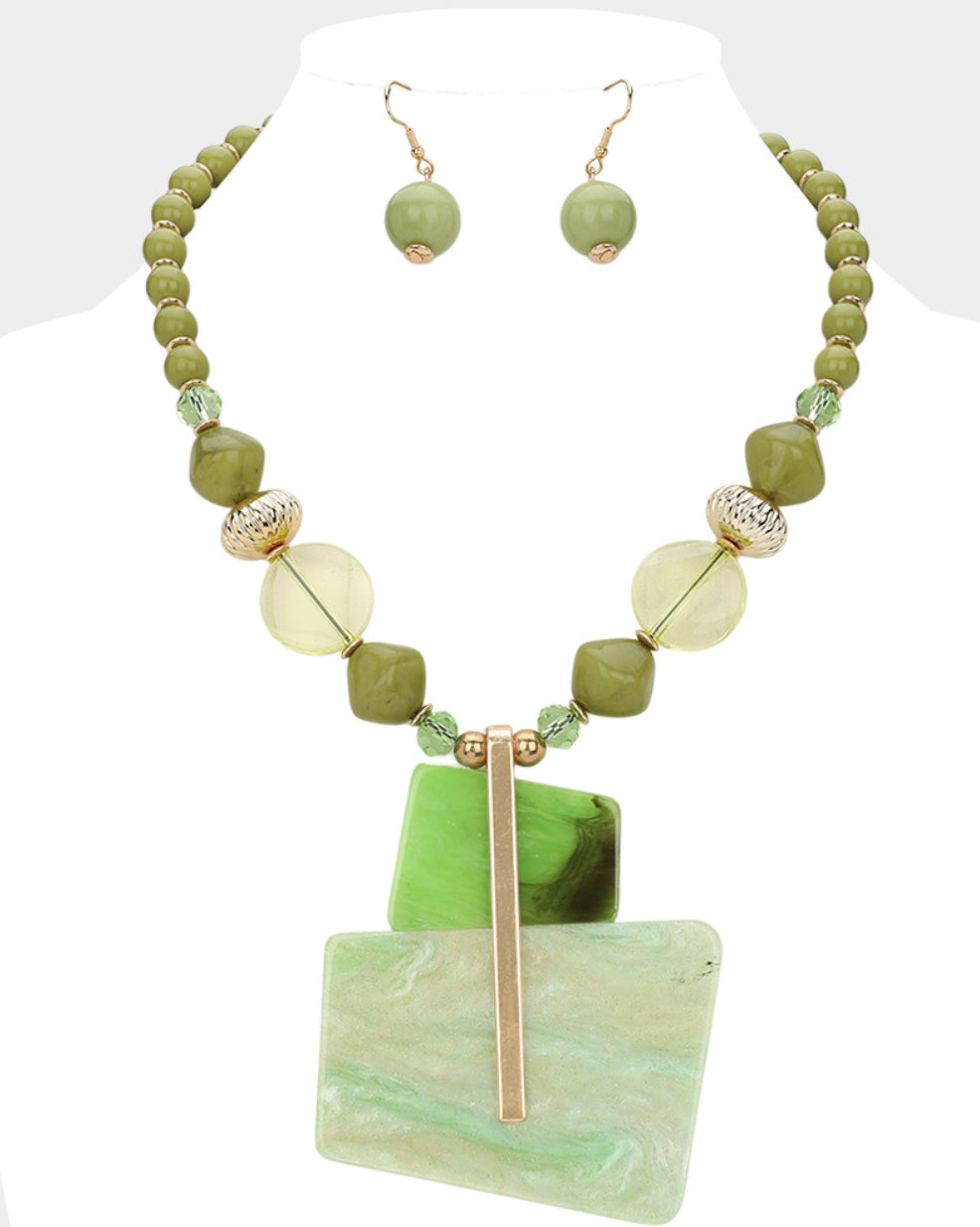 Bold Abstract Statement Necklace