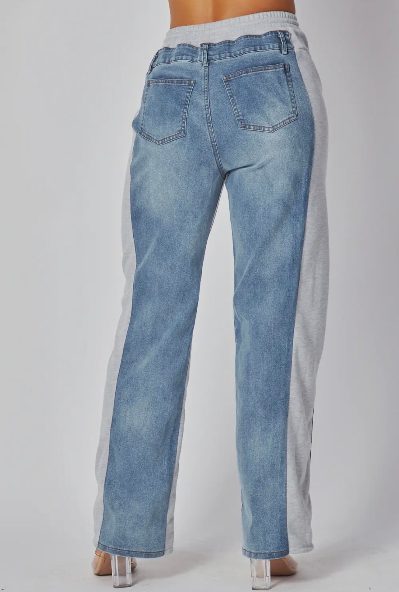 Streets Cred Denim Contrast Pantsk