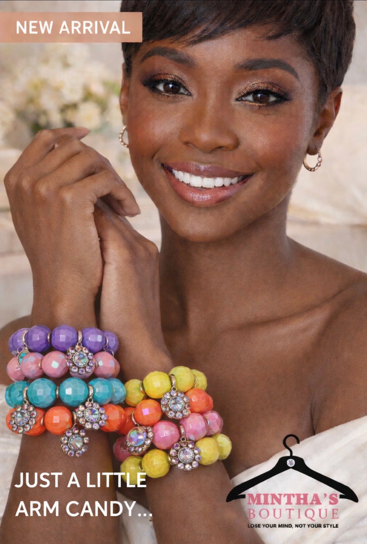 Sweet as Sugar Charm Chunky Charm Bracelet