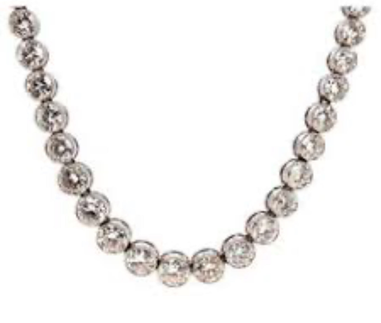 Tiffany Tennis Radiant Cut Diamond Necklace