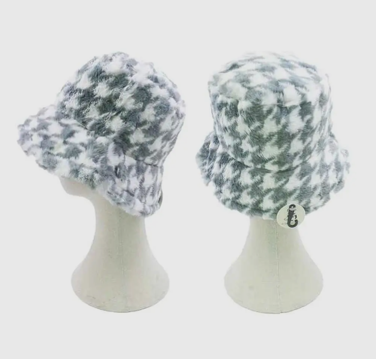 Houndstooth Bucket Hat