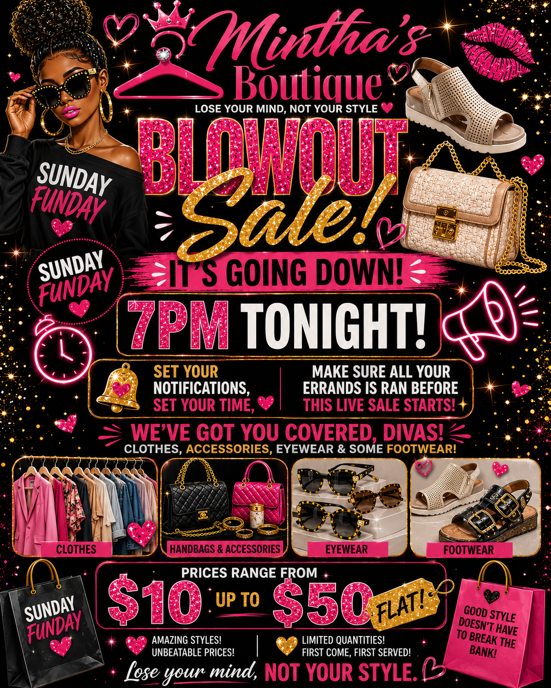 Sunday Funday Live Sale 5/31 Please Read🧡🧡