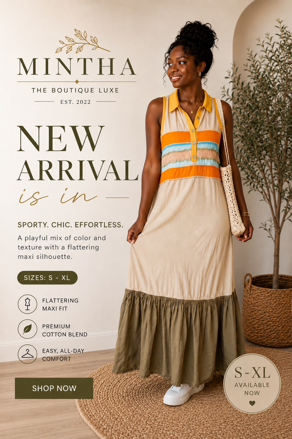 Mattie Maxi Teeshirt Dress