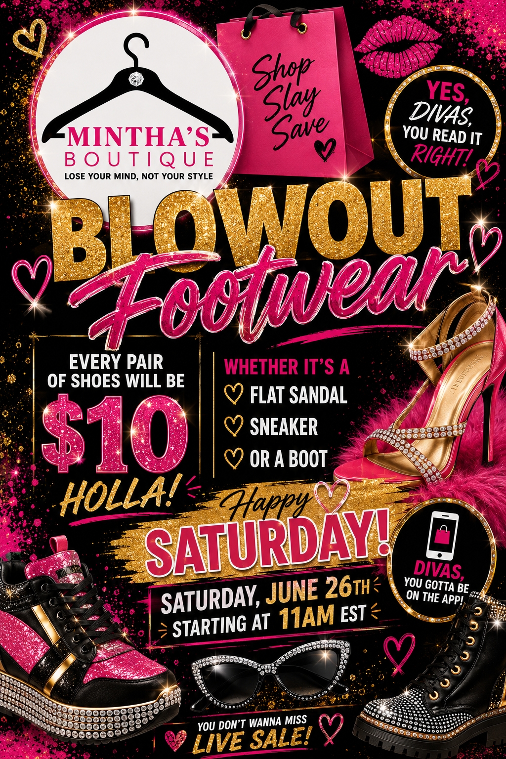 $10 Footwear Sale