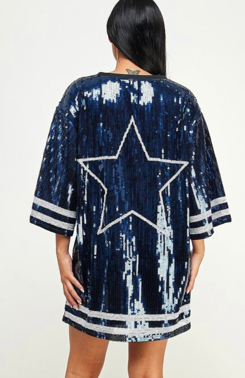 We Dem Boyz Dallas Sequins Jersey Dress/Topππ