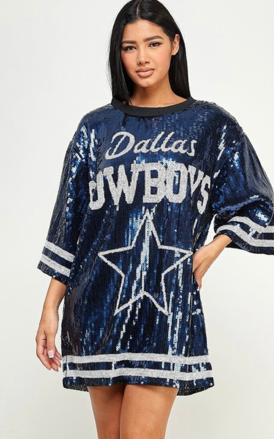 We Dem Boyz Dallas Sequins Jersey Dress/Topππ