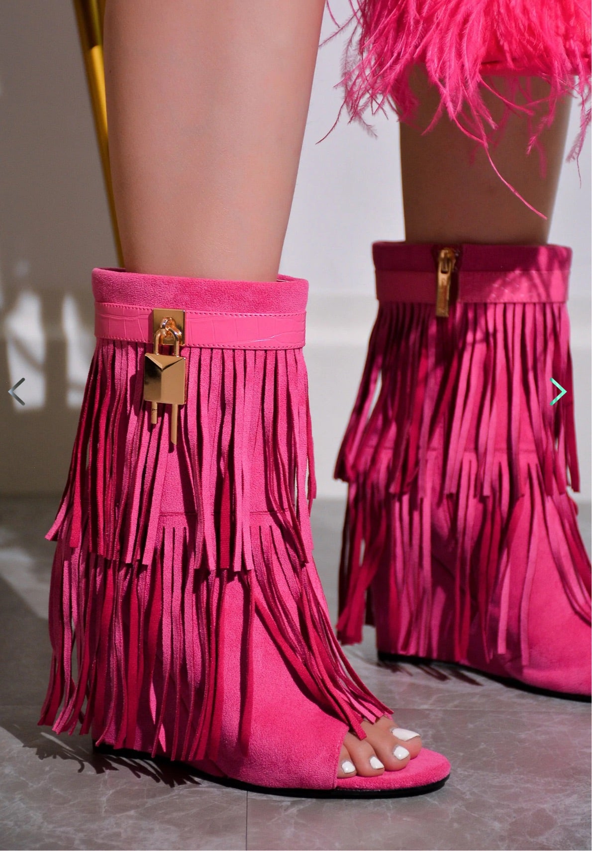 CERRITOS - Pink Open Toe
