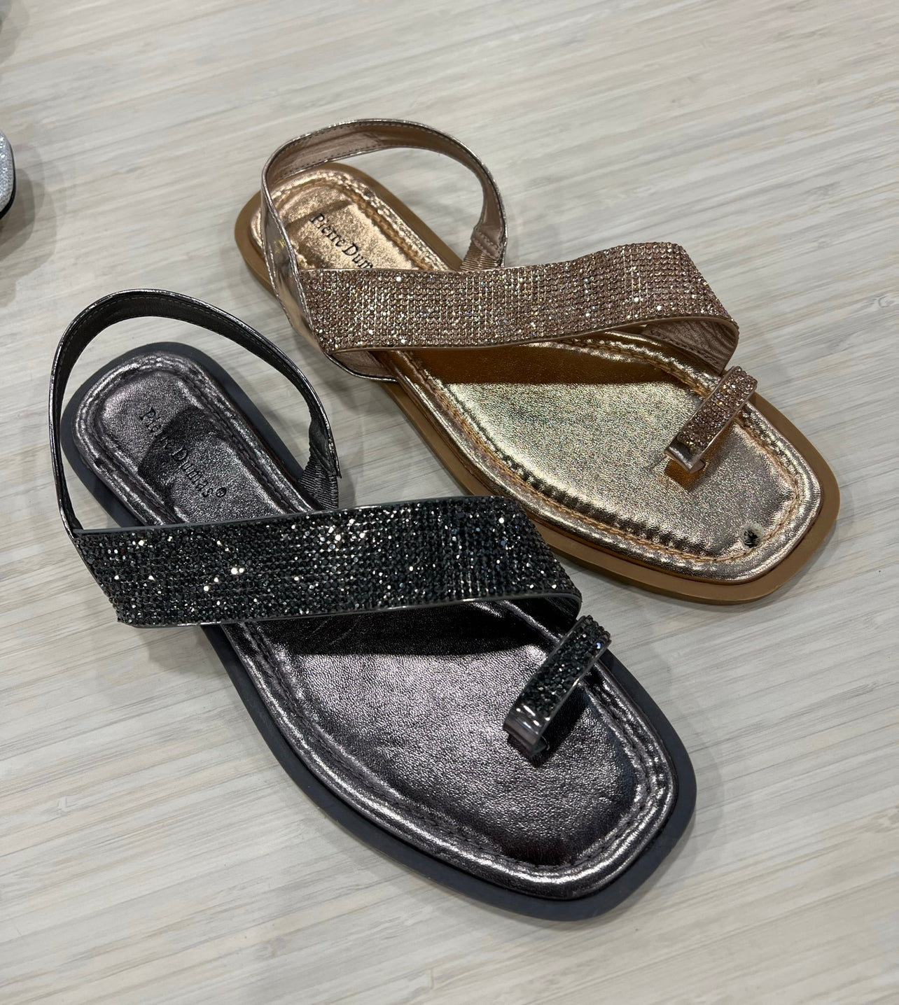 Silver Rhinestone Sandal