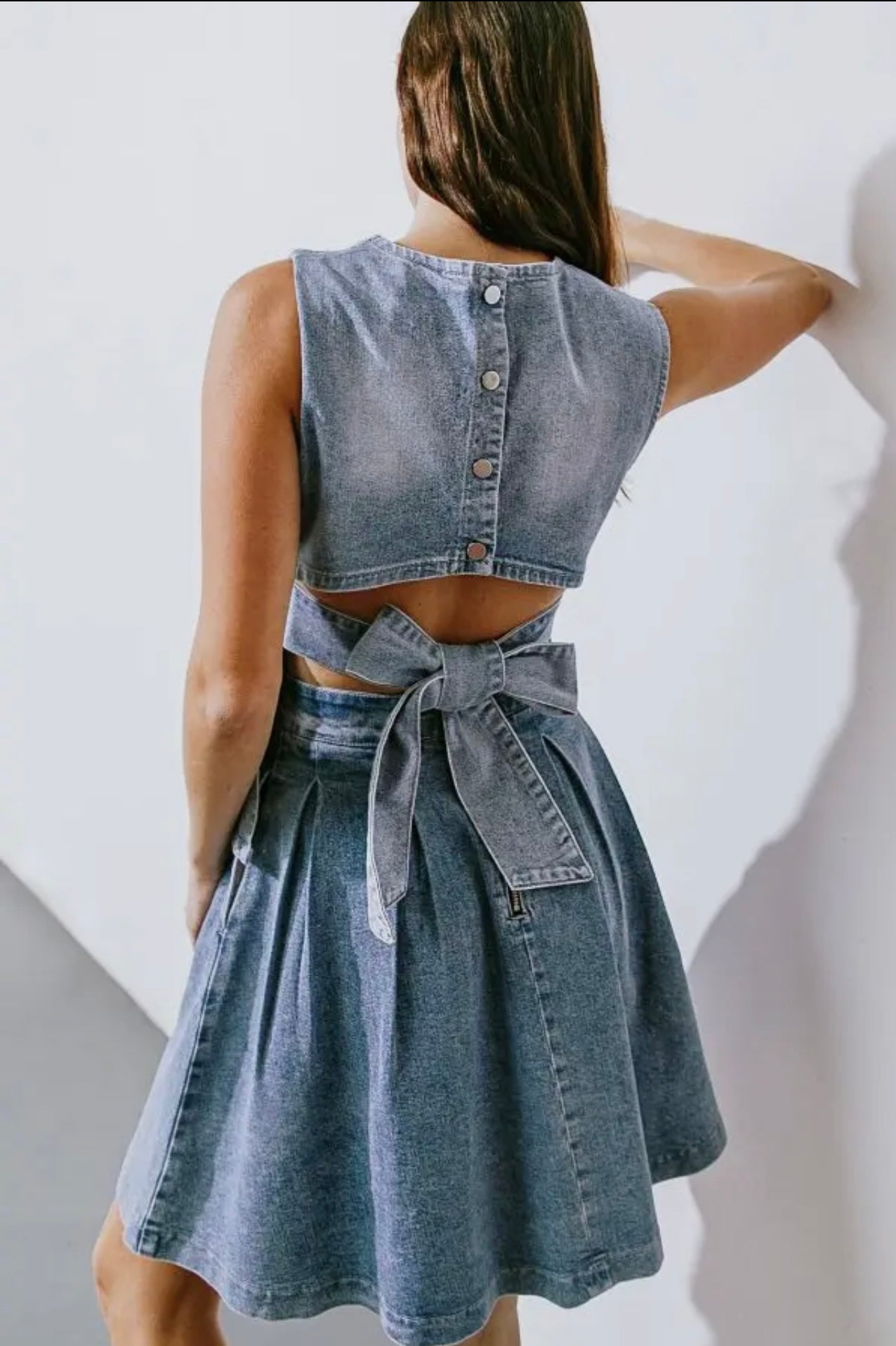 Bottom Less Monet Denim Top