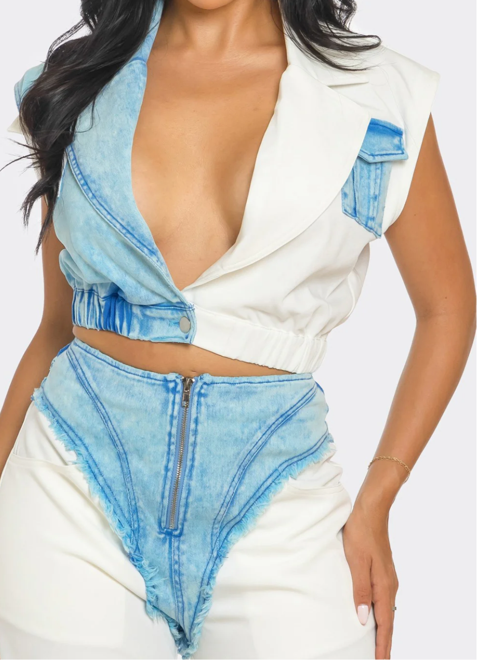 Denim Urban Chic Fusion Set