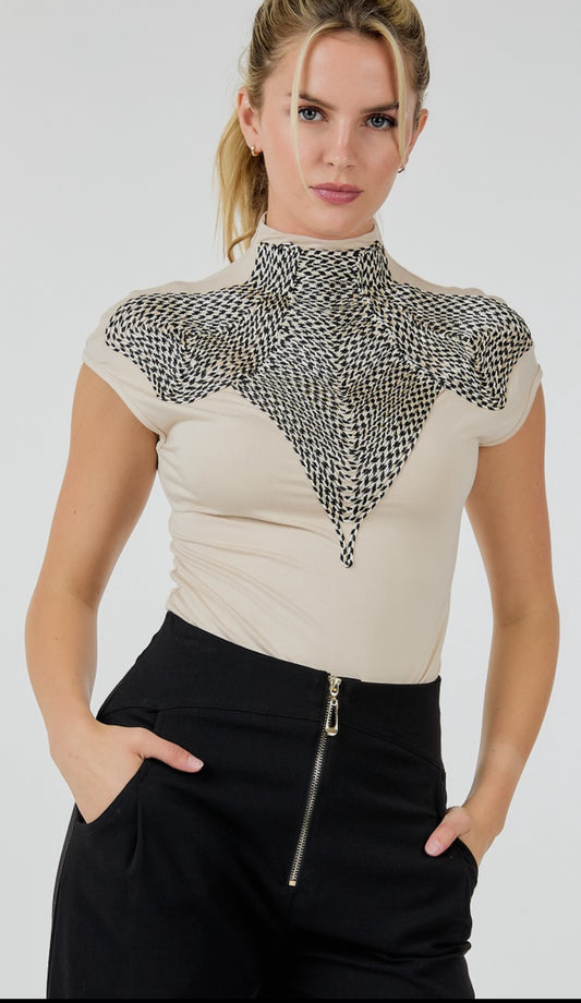 Mystical Bold Detail Top