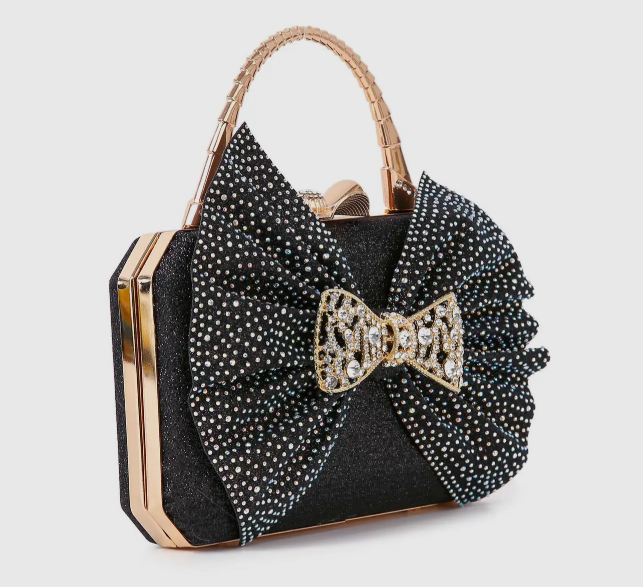 Sparkling Bow Accented Bag