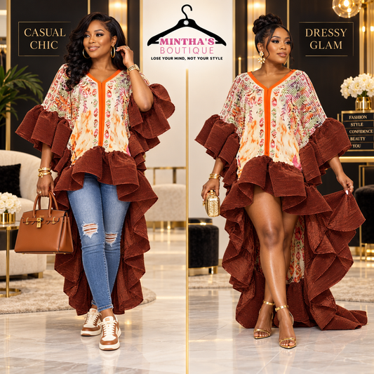 The Grand Entrance High-Low Tunic Dress