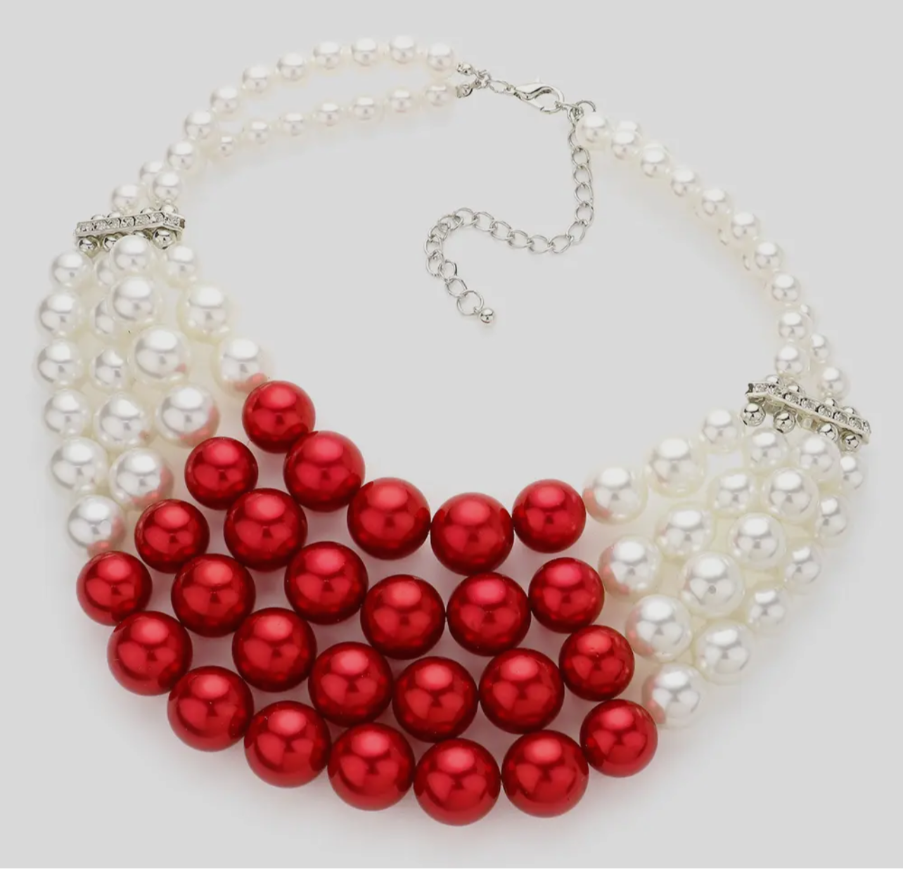 4Row Strand Pearl Necklace