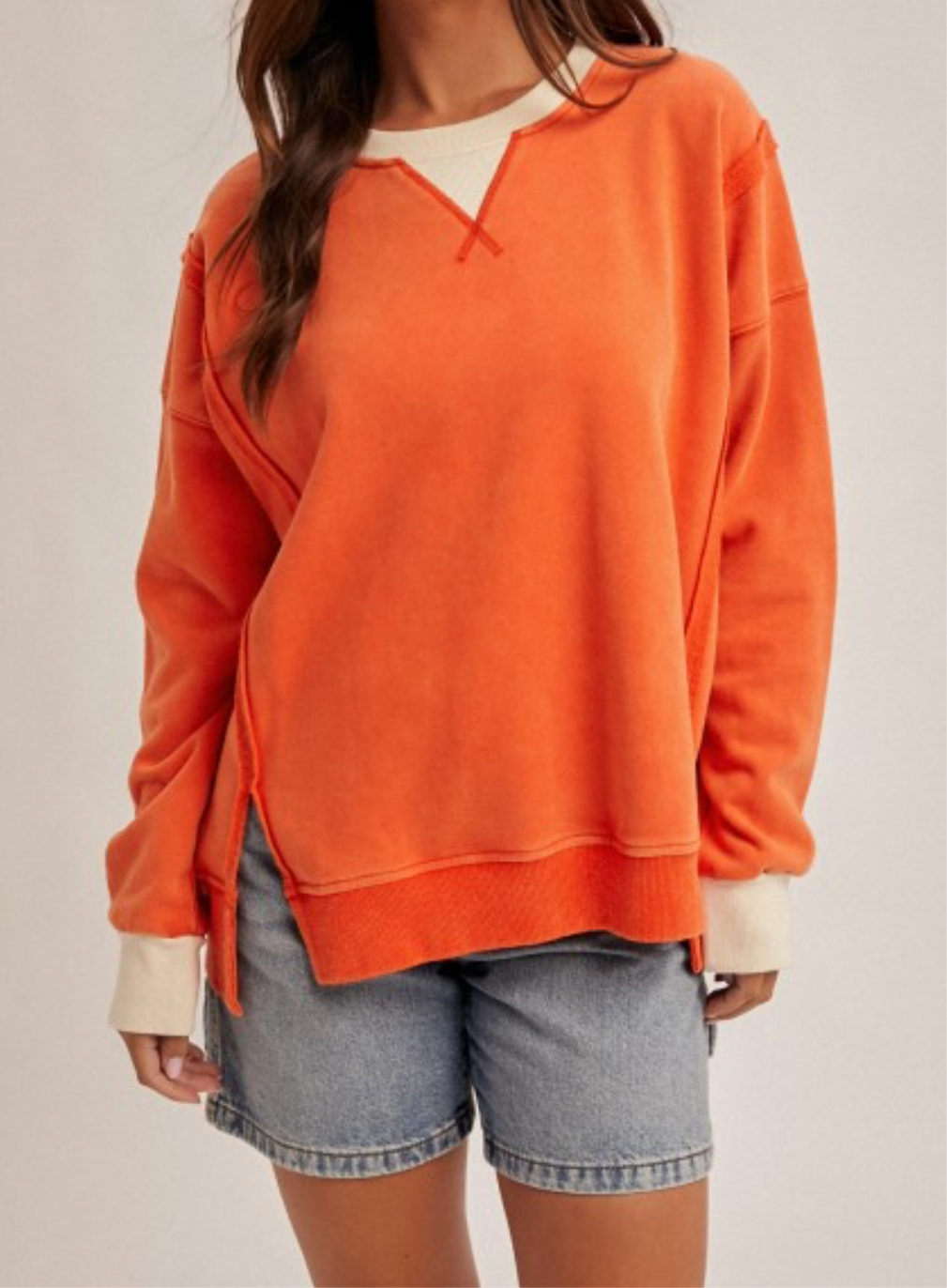 We The People Roll-Neck Sweat Shirt
