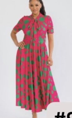 All Dolled Up Polka Dot Dress