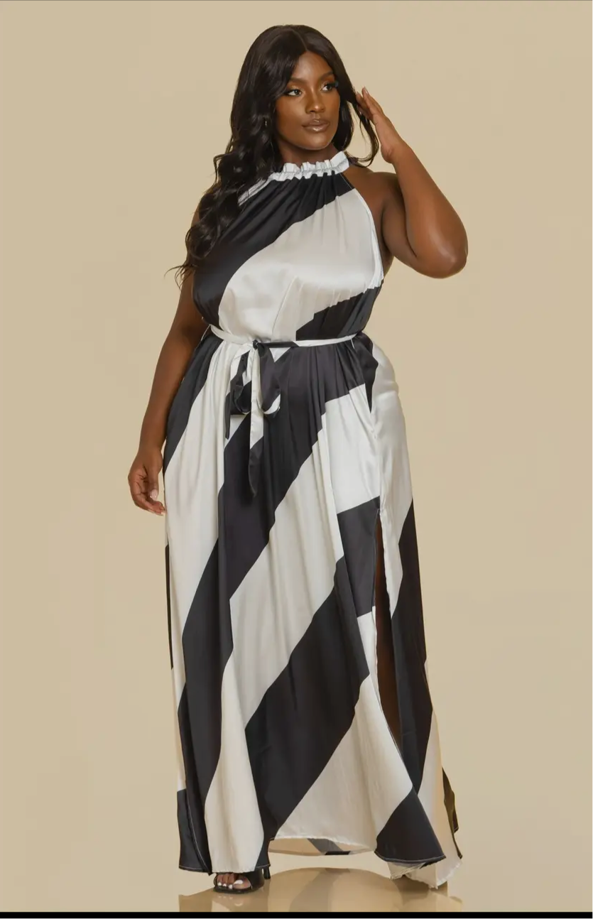 LUXE SATIN MAXI DRESS