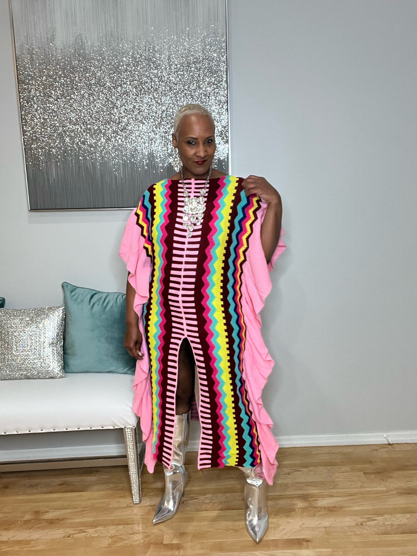 Cotton Candy Sweater Dress