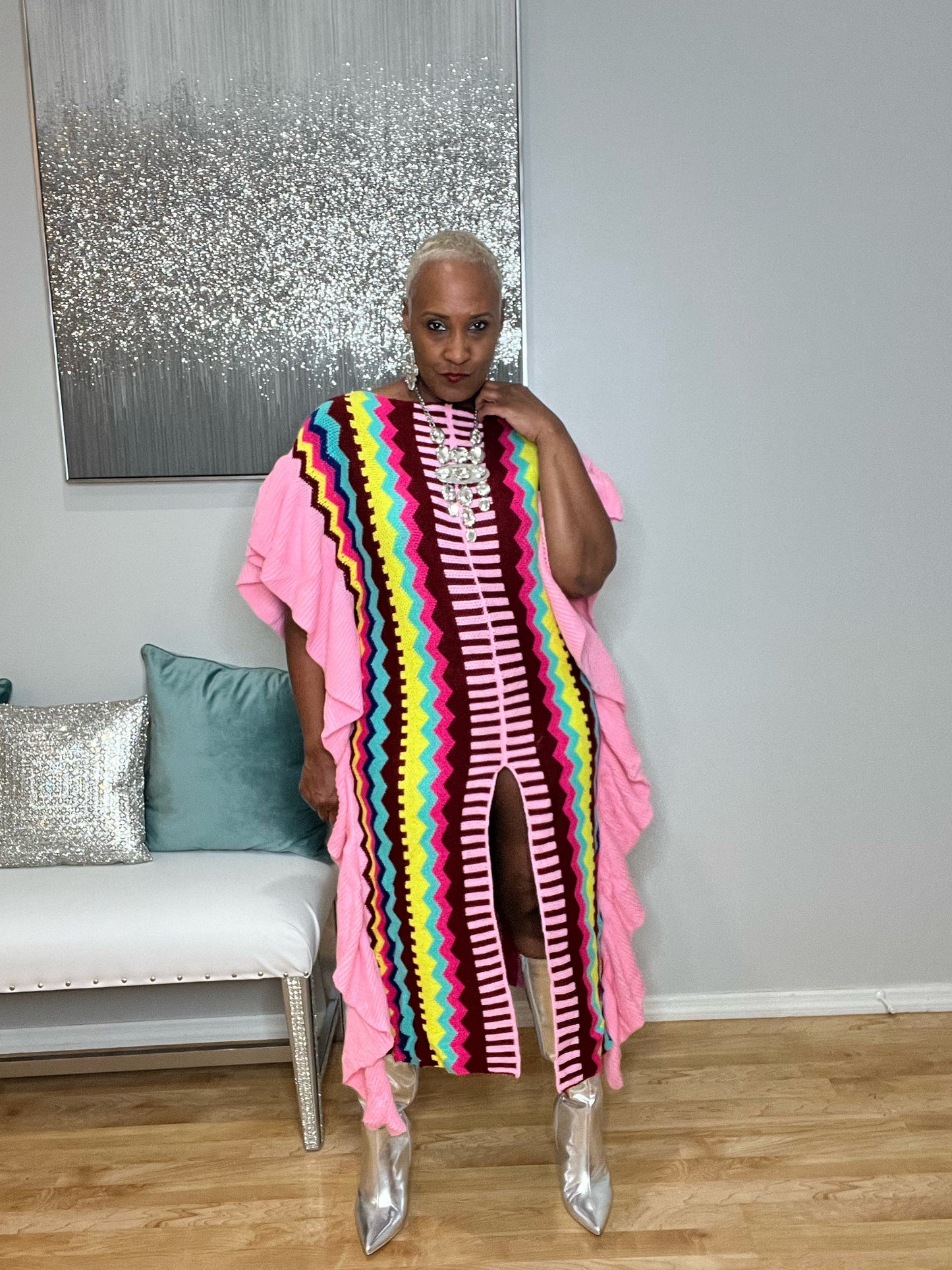 Cotton Candy Sweater Dress