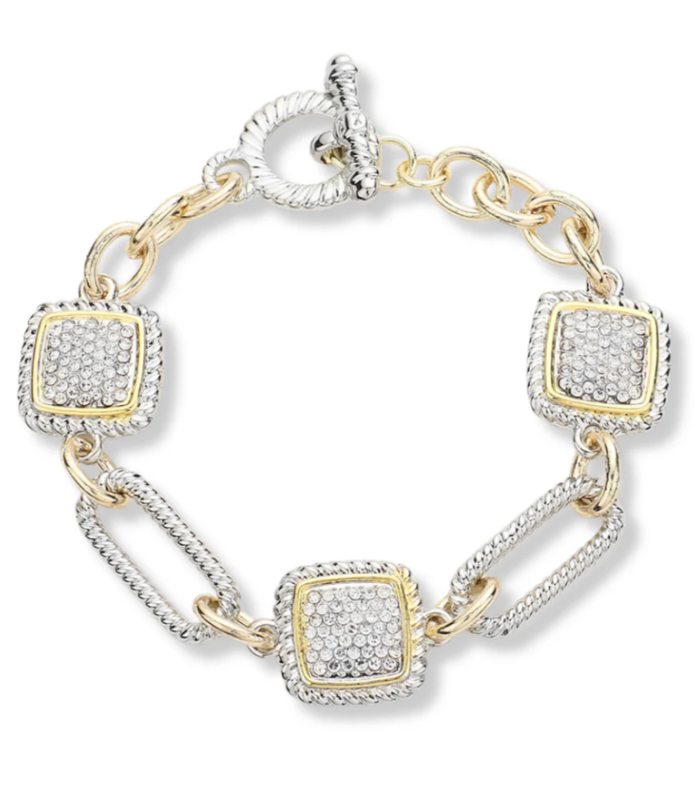 SQUARE TOGGLE BRACELET