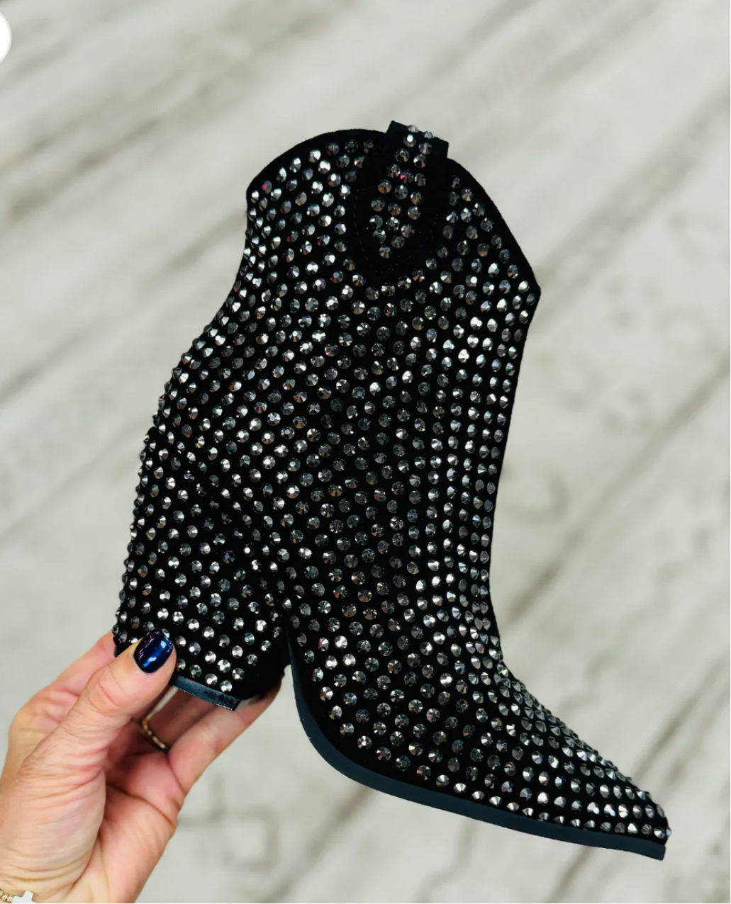 Swagger Studded Ankle Bootie