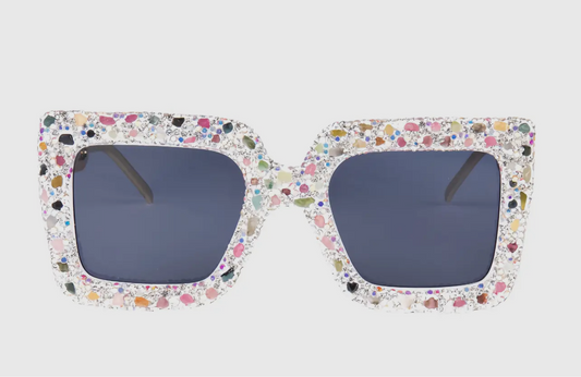 White Bling  Sunglasses